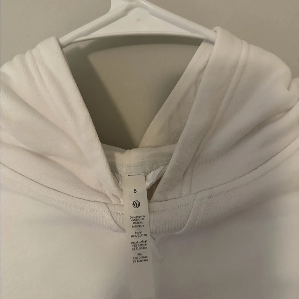 lululemon athletica Cropped White Hoodie - Picture 4 of 4
